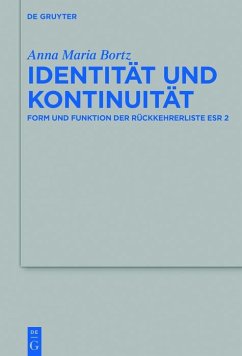 Cover Identität und Kontinuität (eBook, ePUB)
