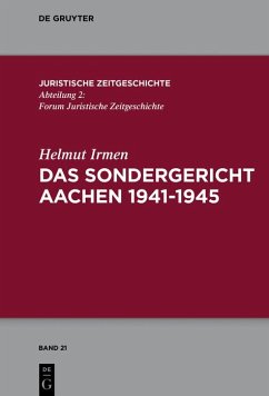 Cover Das Sondergericht Aachen 1941-1945 (eBook, ePUB)