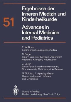 Cover Ergebnisse der Inneren Medizin und Kinderheilkunde / Advances in Internal Medicine and Pediatrics (eBook, PDF)