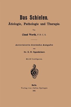 Das Schielen (eBook, PDF) - Worth, Claud; Oppenheimer, E. H.