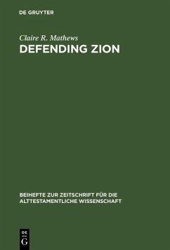 Cover Defending Zion (eBook, PDF)