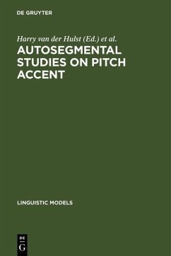 Cover Autosegmental Studies on Pitch Accent (eBook, PDF)