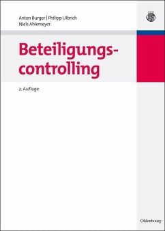 Beteiligungscontrolling (eBook, PDF) - Burger, Anton; Ulbrich, Philipp; Ahlemeyer, Niels