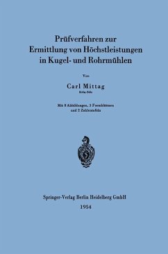 Cover Prüfverfahren zur Ermittlung von Höchstleistungen in Kugel- und Rohrmühlen (eBook, PDF)