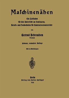 Maschinenähen (eBook, PDF) - Behrendsen, Gertrud