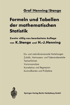 Cover Formeln und Tabellen der mathematischen Statistik (eBook, PDF)
