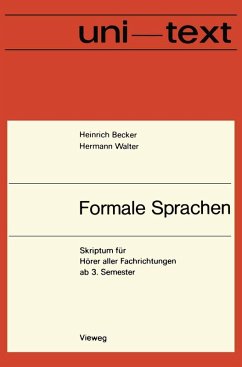 Formale Sprachen (eBook, PDF) - Becker, Heinrich