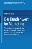 Der Kundenwert im Marketing (eBook, PDF)