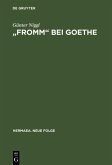 "Fromm" bei Goethe (eBook, PDF)