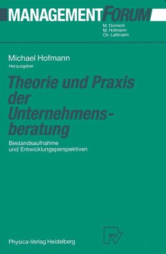 Theorie und Praxis der Unternehmensberatung (eBook, PDF) Cover Theorie und Praxis der Unternehmensberatung (eBook, PDF)