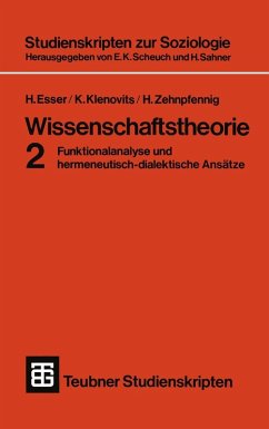 Wissenschaftstheorie 2 (eBook, PDF) - Klenovits, K.; Zehnpfennig, H. Wissenschaftstheorie 2 (eBook, PDF) - Klenovits, K.; Zehnpfennig, H.