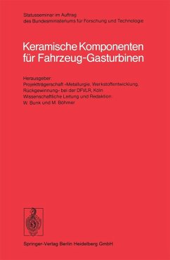 Cover Keramische Komponenten für Fahrzeug-Gasturbinen (eBook, PDF)