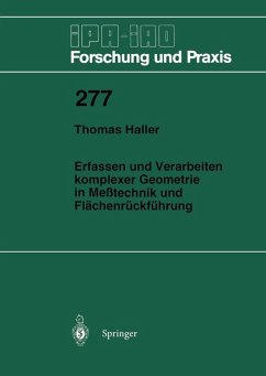 Cover Erfassen und Verarbeiten komplexer Geometrie in Meßtechnik und Flächenrückführung (eBook, PDF)