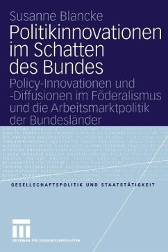 Politikinnovationen im Schatten des Bundes (eBook, PDF) Cover Politikinnovationen im Schatten des Bundes (eBook, PDF)