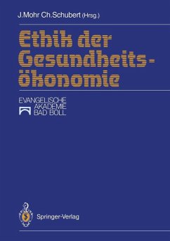 Cover Ethik der Gesundheitsökonomie (eBook, PDF)