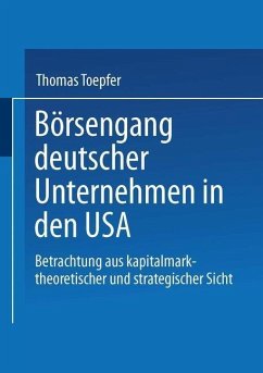 Börsengang deutscher Unternehmen in den USA (eBook, PDF)