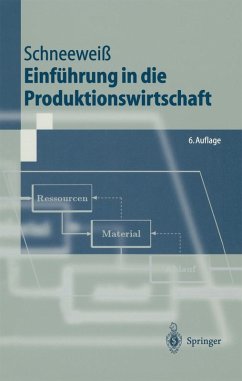Cover Einführung in die Produktionswirtschaft (eBook, PDF)