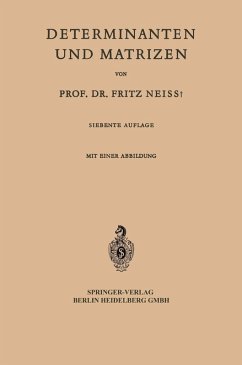 Determinanten und Matrizen (eBook, PDF) - Neiss, F.