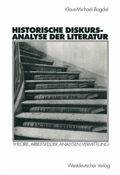 Cover Historische Diskursanalyse der Literatur (eBook, PDF)