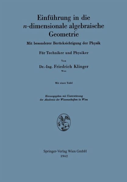 Einführung in die n-dimensionale algebraische Geometrie (eBook, PDF)