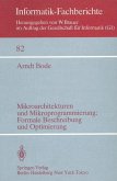 Mikroarchitekturen und Mikroprogrammierung: Formale Beschreibung und Optimierung (eBook, PDF)