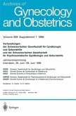 Verhandlungen der Schweizerischen Gesellschaft für Gynäkologie und Geburtshilfe und der Schweizerischen Gesellschaft für Psychosomatische Gynäkologie und Geburtshilfe (eBook, PDF)