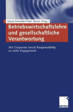 Cover Betriebswirtschaftslehre und gesellschaftliche Verantwortung (eBook, PDF)