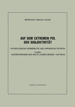 Cover Auf dem Extremen Pol der Subjektivität (eBook, PDF)