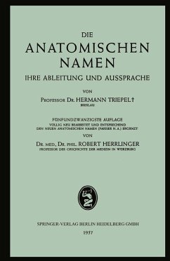 Cover Die Anatomischen Namen (eBook, PDF)