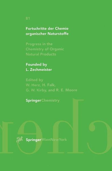 Fortschritte der Chemie organischer Naturstoffe / Progress in the Chemistry of Organic Natural Products (eBook, PDF)