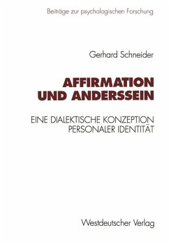 Cover Affirmation und Anderssein (eBook, PDF)