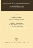 Studien zur Anwendbarkeit der Röntgen-fluoreszenzanalyse für die quantitative Analyse (eBook, PDF)