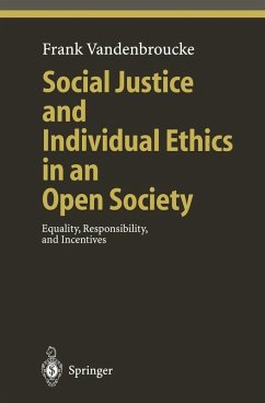 Social Justice and Individual Ethics in an Open Society (eBook, PDF) - Vandenbroucke, Frank