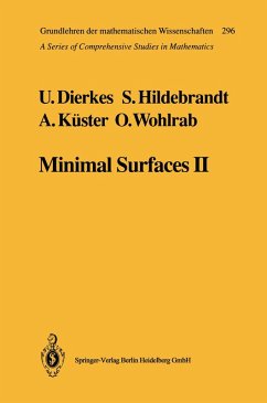 Minimal Surfaces II (eBook, PDF) - Dierkes, Ulrich; Hildebrandt, Stefan; Küster, Albrecht; Wohlrab, Ortwin