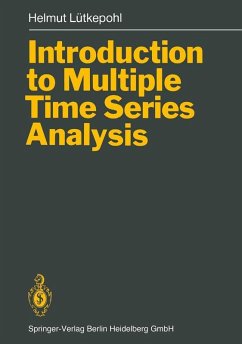 Introduction to Multiple Time Series Analysis (eBook, PDF) - Lütkepohl, Helmut
