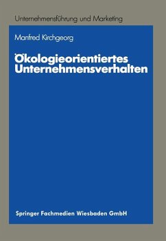 Cover Ökologieorientiertes Unternehmensverhalten (eBook, PDF)