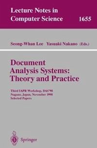 Document Analysis Systems: Theory and Practice (eBook, PDF)