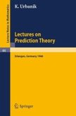 Lectures on Prediction Theory (eBook, PDF)