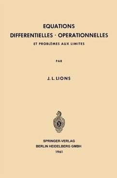 Equations Differentielles Operationnelles (eBook, PDF) - Lions, Jacques Louis