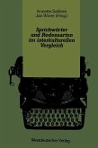 Sprichwörter und Redensarten im interkulturellen Vergleich (eBook, PDF)