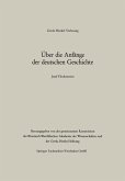 Über die Anfänge der deutschen Geschichte (eBook, PDF)