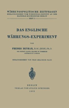Cover Das Englische Währungs-Experiment (eBook, PDF)