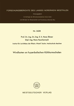 Windlasten an hyperbolischen Kühlturmschalen (eBook, PDF) - Ebner, Hans