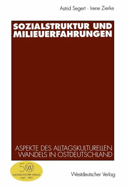 Sozialstruktur und Milieuerfahrungen (eBook, PDF) Sozialstruktur und Milieuerfahrungen (eBook, PDF)