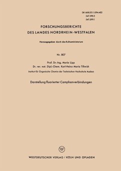 Darstellung fluorierter Camphanverbindungen (eBook, PDF) - Lipp, Maria