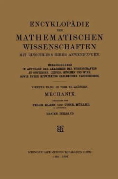 Cover Encyklopädie der Mathematischen Wissenschaften mit Einschluss ihrer Anwendungen (eBook, PDF)