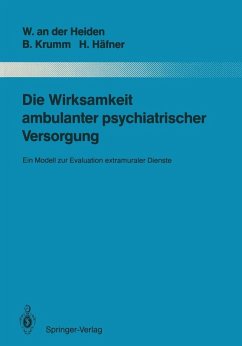 Die Wirksamkeit ambulanter psychiatrischer Versorgung (eBook, PDF) Cover Die Wirksamkeit ambulanter psychiatrischer Versorgung (eBook, PDF)