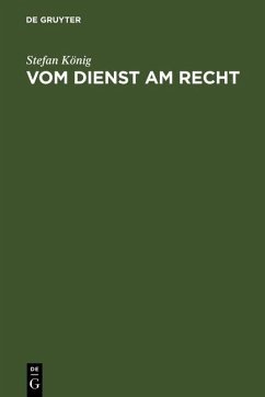 Cover Vom Dienst am Recht (eBook, PDF)