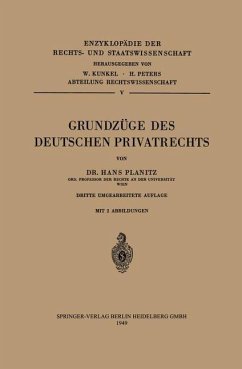 Cover Grundzüge des Deutschen Privatrechts (eBook, PDF)