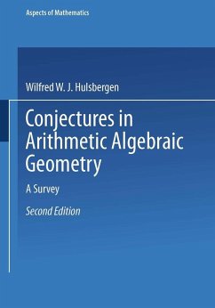 Conjectures in Arithmetic Algebraic Geometry (eBook, PDF) - Hulsbergen, Wilfred W. J.